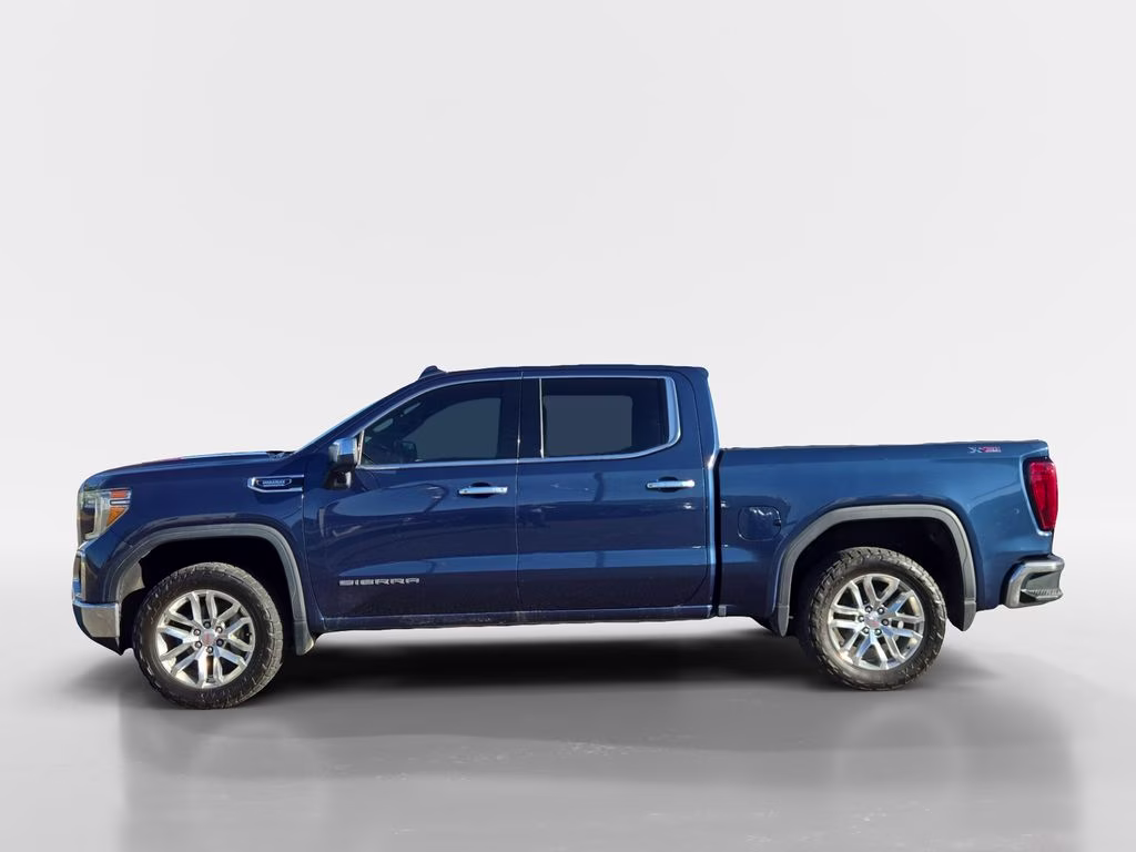 2021 Pacific Blue Metallic GMC Sierra 1500 SLT 4X4 Truck