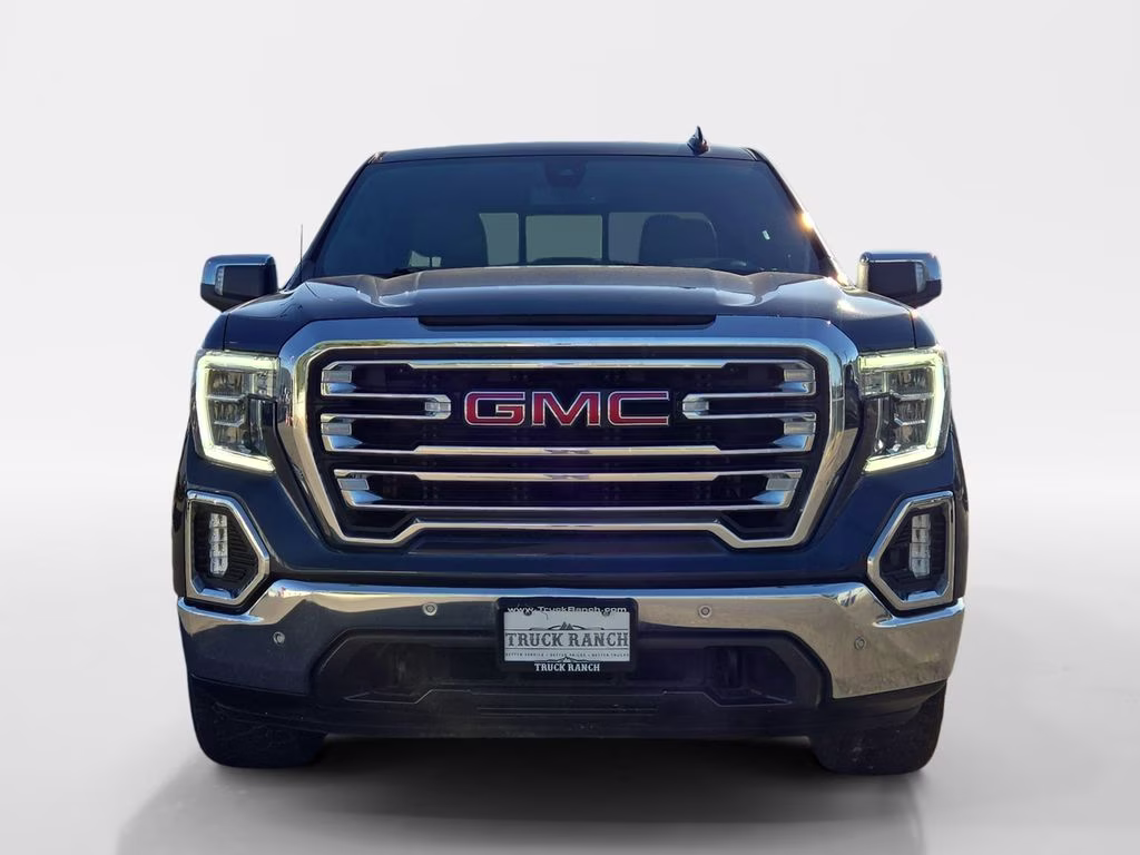 2021 Pacific Blue Metallic GMC Sierra 1500 SLT 4X4 Truck