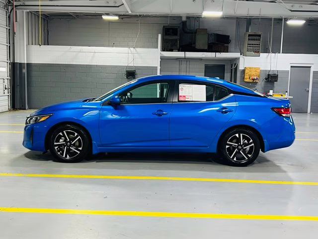 2025 Electric Blue Metallic Nissan Sentra SV FWD Sedan