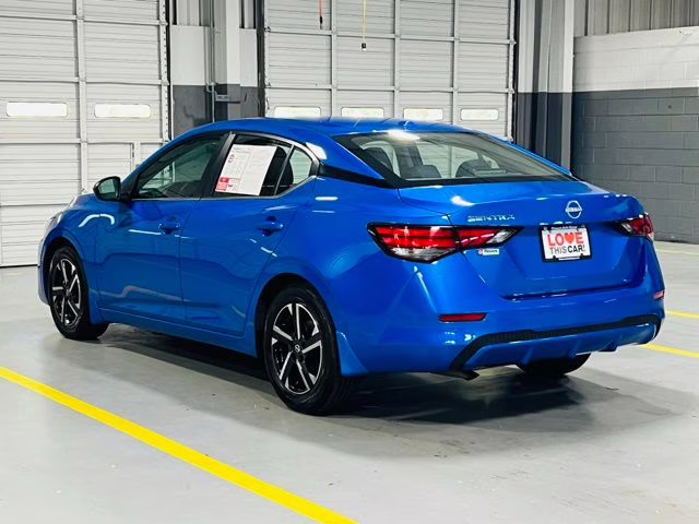 2025 Electric Blue Metallic Nissan Sentra SV FWD Sedan