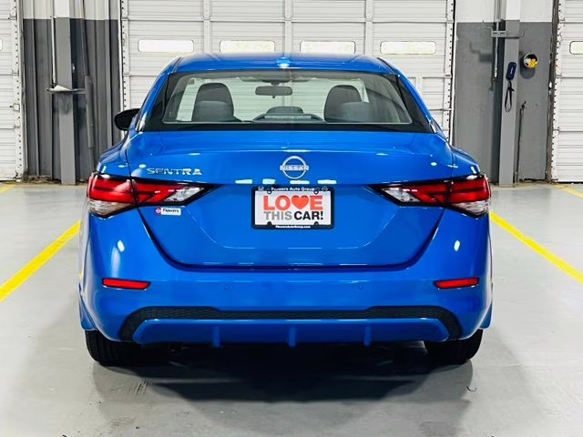 2025 Electric Blue Metallic Nissan Sentra SV FWD Sedan