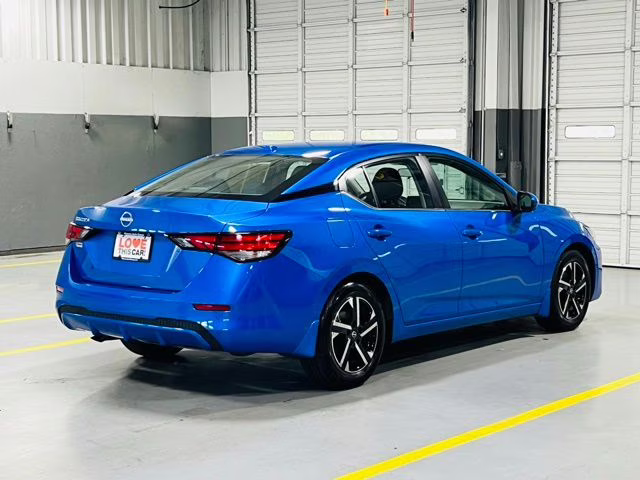 2025 Electric Blue Metallic Nissan Sentra SV FWD Sedan
