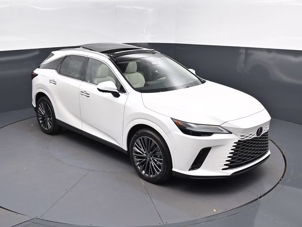 2026 White Lexus RX 450h+ Luxury AWD SUV
