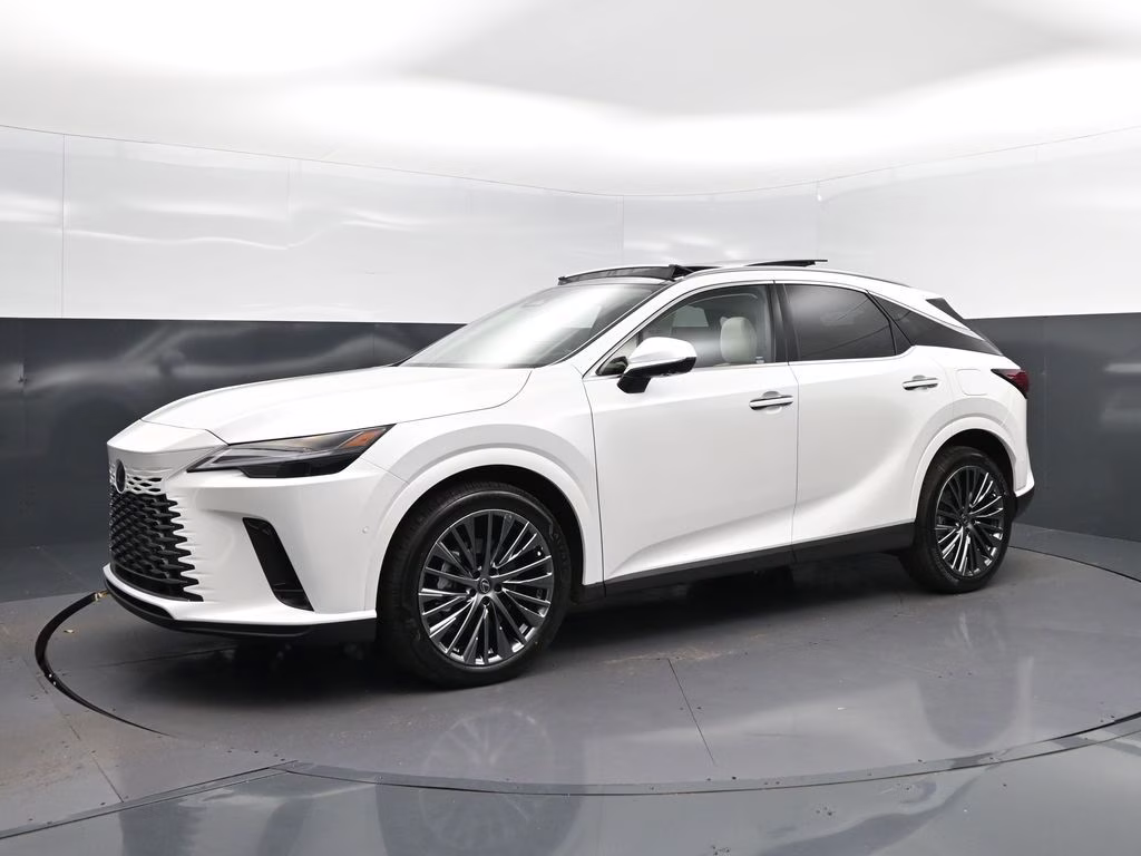 2026 White Lexus RX 450h+ Luxury AWD SUV