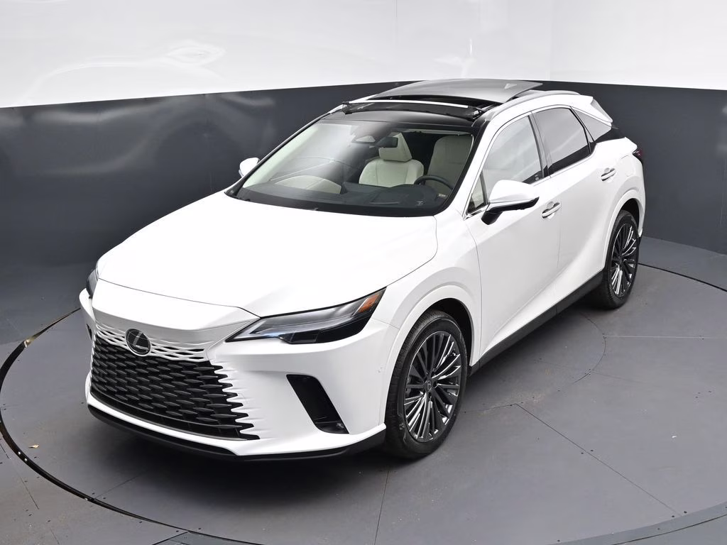 2026 White Lexus RX 450h+ Luxury AWD SUV