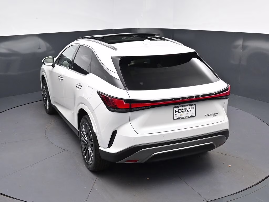 2026 White Lexus RX 450h+ Luxury AWD SUV