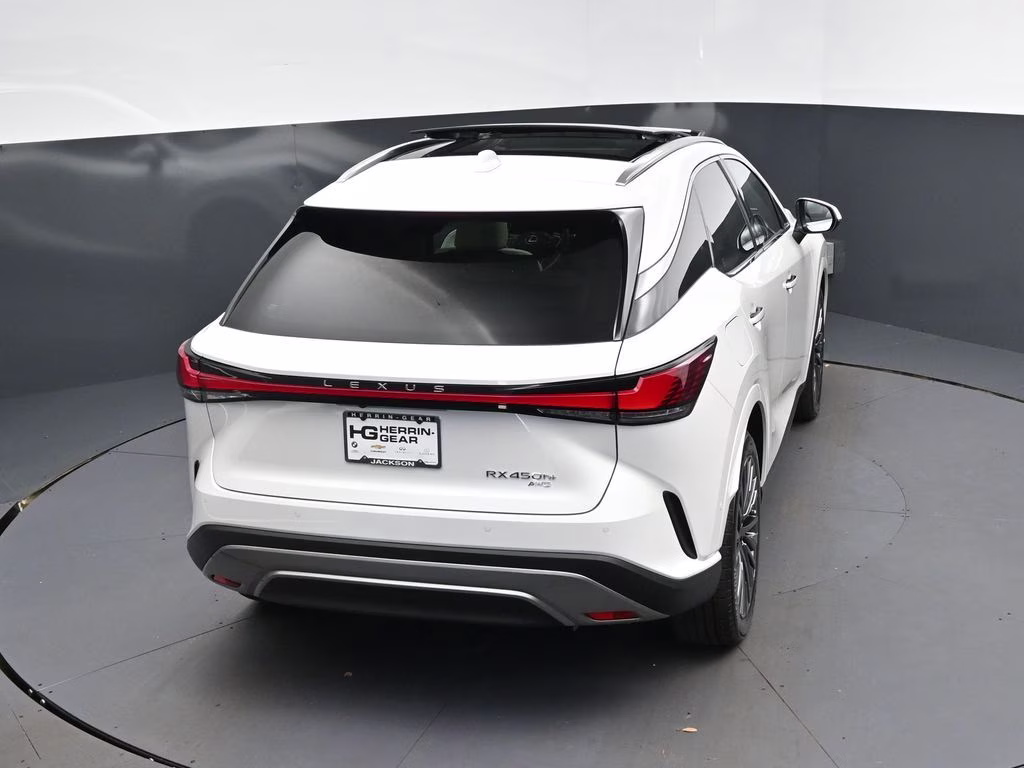 2026 White Lexus RX 450h+ Luxury AWD SUV