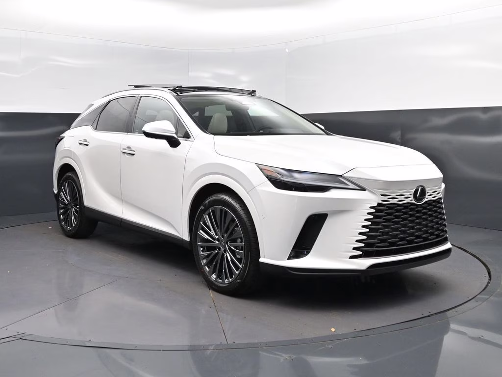 2026 White Lexus RX 450h+ Luxury AWD SUV