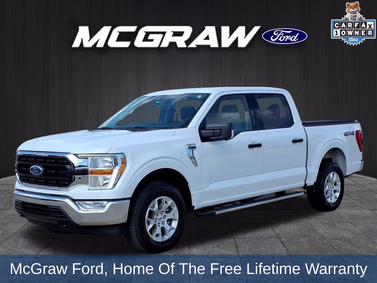 2022 Oxford White Ford F-150 XLT 4X4 Truck
