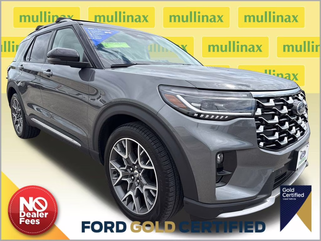 2025 Carbonized Gray Metallic Ford Explorer Platinum RWD SUV