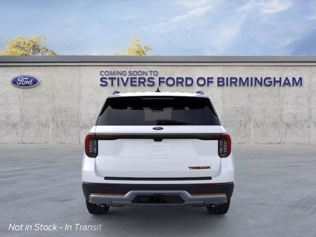 2026 Star White Metallic Tri-Coat Ford Explorer Tremor 4X4 SUV
