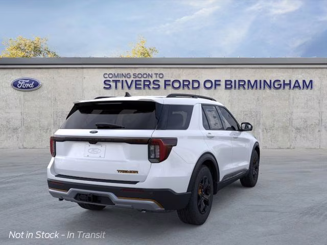 2026 Star White Metallic Tri-Coat Ford Explorer Tremor 4X4 SUV