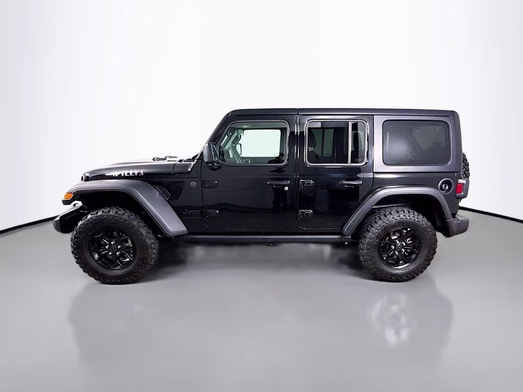 2025 Black Clearcoat Jeep Wrangler Willys 4X4 SUV