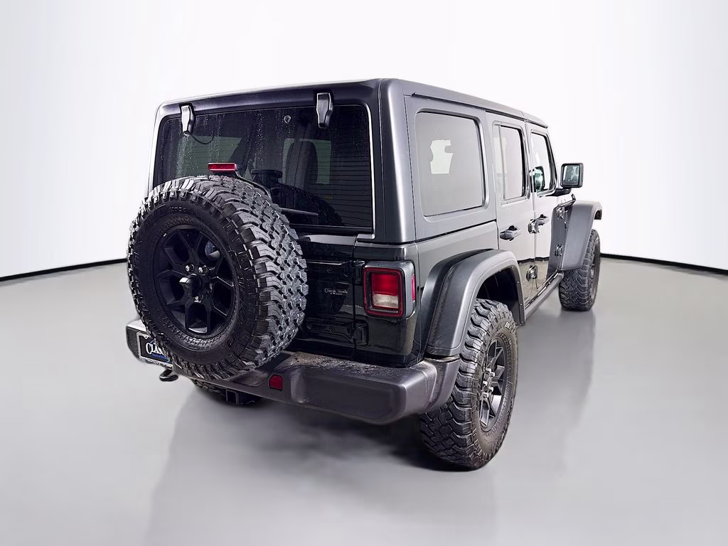 2025 Black Clearcoat Jeep Wrangler Willys 4X4 SUV