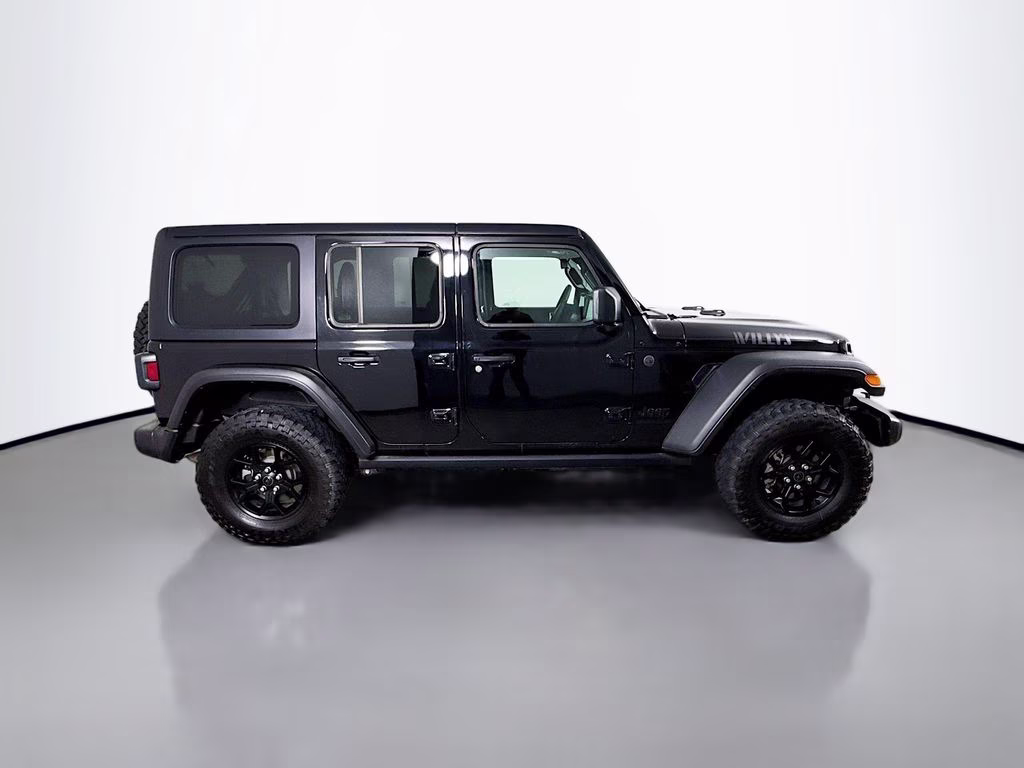 2025 Black Clearcoat Jeep Wrangler Willys 4X4 SUV