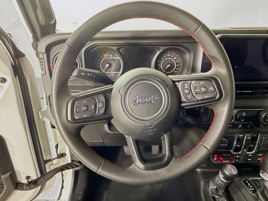 2024 Bright White Clearcoat Jeep Wrangler Rubicon 4X4 SUV
