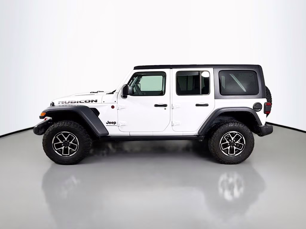 2024 Bright White Clearcoat Jeep Wrangler Rubicon 4X4 SUV