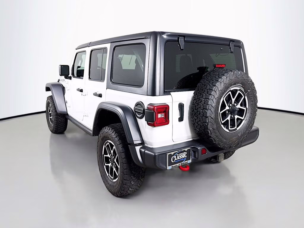 2024 Bright White Clearcoat Jeep Wrangler Rubicon 4X4 SUV