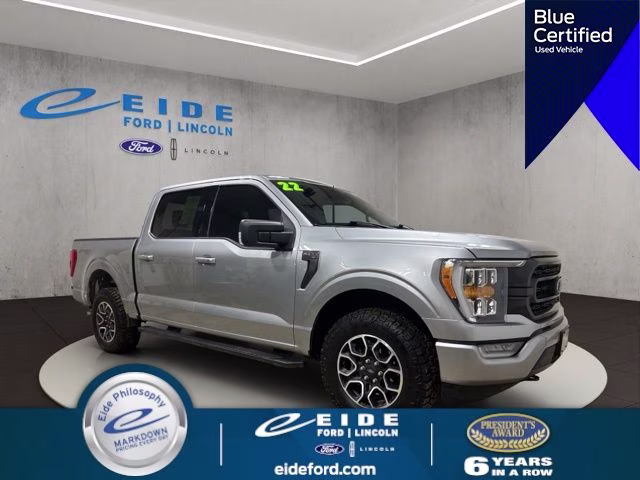2022 Iconic Silver Metallic Ford F-150 XLT 4X4 Truck