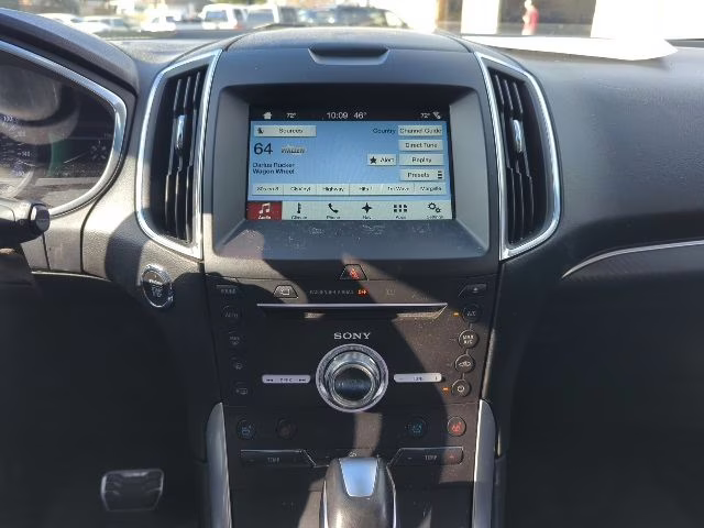 2018 Burgundy Velvet Metallic Tinted Clearcoat Ford Edge Sport AWD SUV