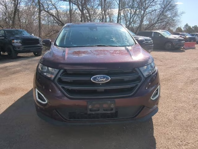 2018 Burgundy Velvet Metallic Tinted Clearcoat Ford Edge Sport AWD SUV