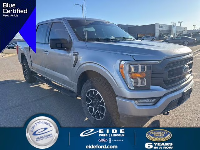 2022 Iconic Silver Metallic Ford F-150 XLT 4X4 Truck