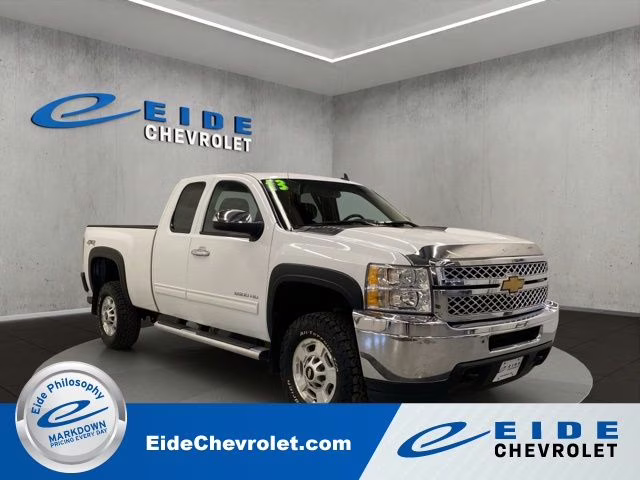 2013 Summit White Chevrolet Silverado 2500HD LT 4X4 Truck