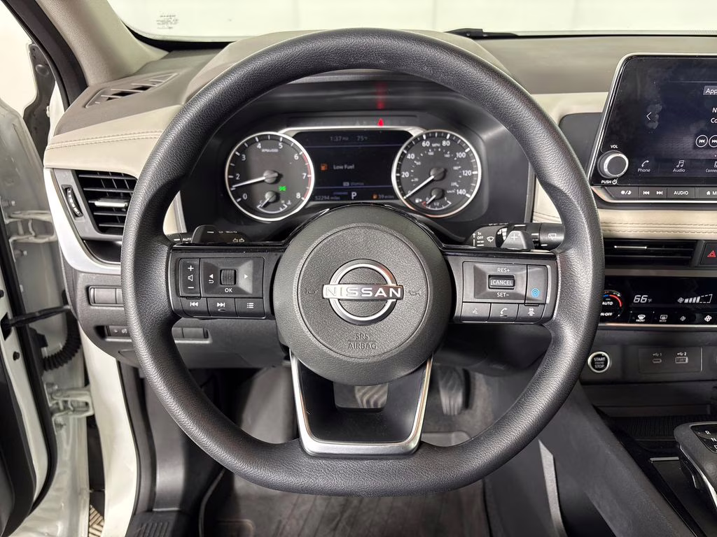 2023 Pearl White Tricoat Nissan Rogue SV FWD SUV