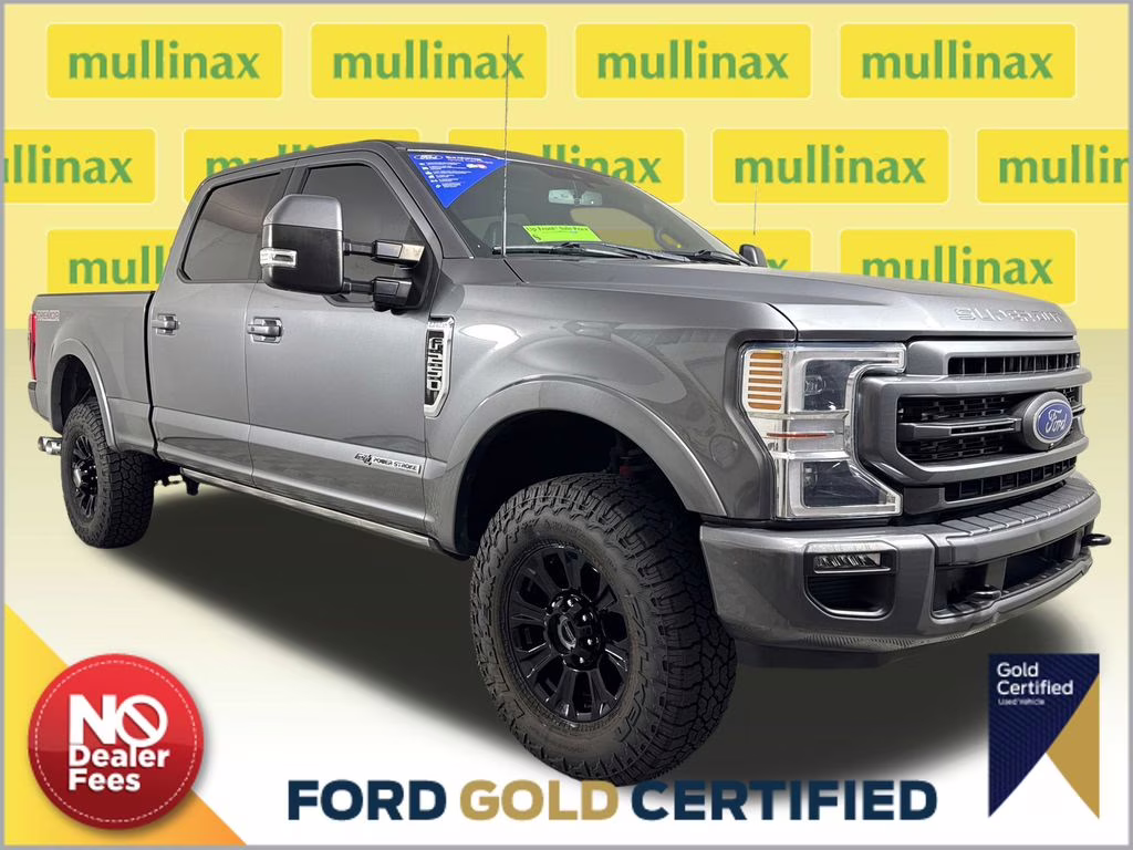 2022 Gray Metallic Ford Super Duty F-250 SRW Lariat 4X4 Truck