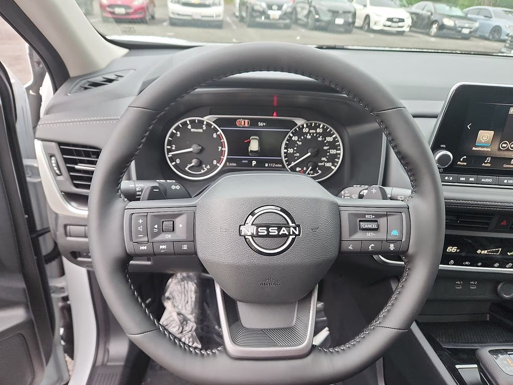 2026 Everest White Pearl Tricoat Nissan Rogue Dark Armor AWD SUV