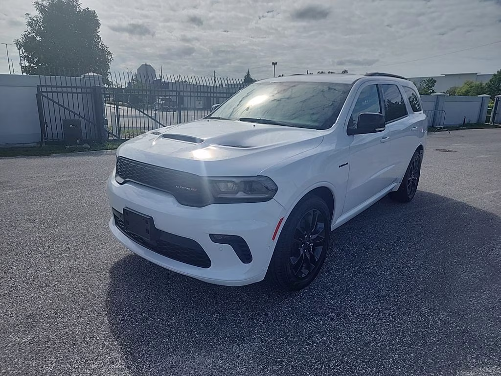 2022 White Knuckle Clearcoat Dodge Durango R/T AWD SUV