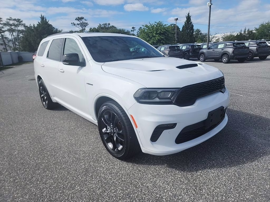 2022 White Knuckle Clearcoat Dodge Durango R/T AWD SUV