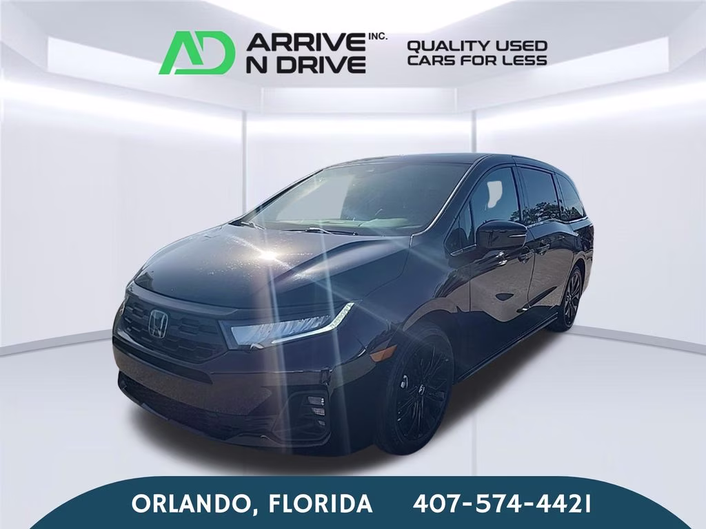 2025 Black Honda Odyssey Sport-L FWD Van