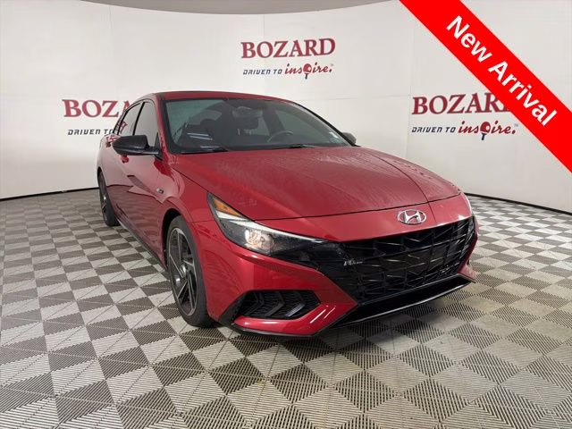 2023 Scarlet Red Hyundai Elantra N Line FWD Sedan