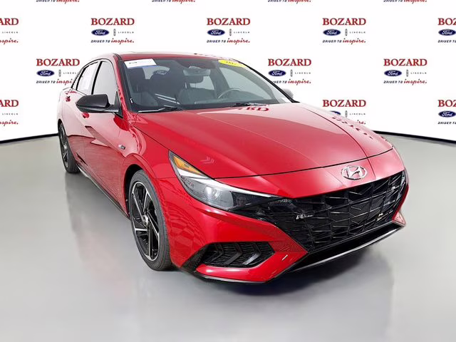 2023 Scarlet Red Hyundai Elantra N Line FWD Sedan