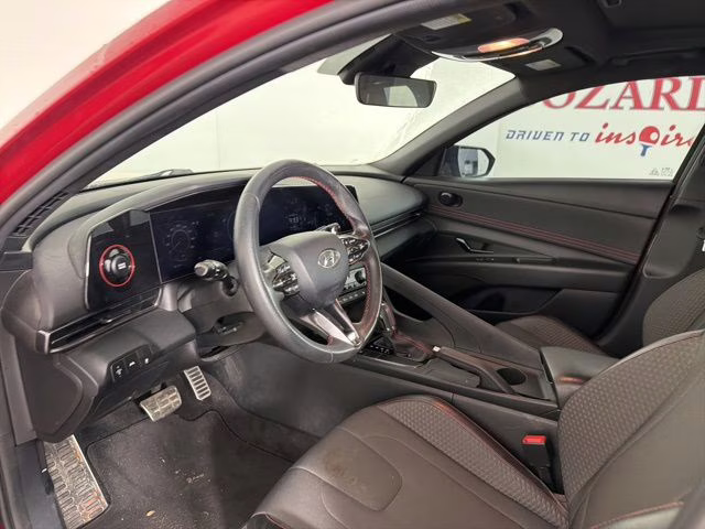 2023 Scarlet Red Hyundai Elantra N Line FWD Sedan