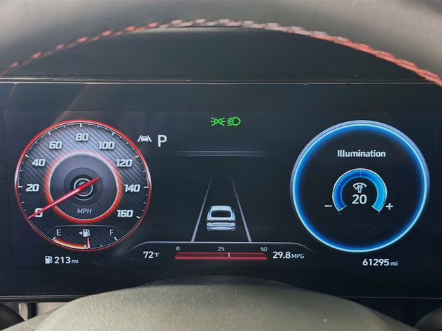 2023 Scarlet Red Hyundai Elantra N Line FWD Sedan