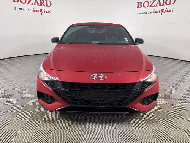 2023 Scarlet Red Hyundai Elantra N Line FWD Sedan