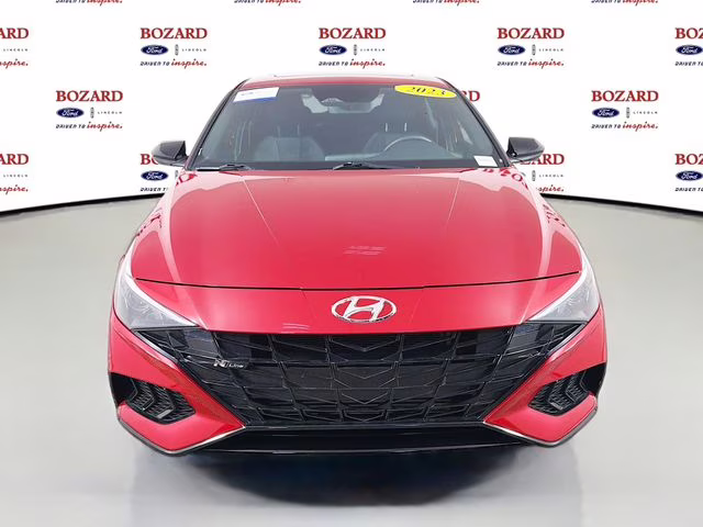 2023 Scarlet Red Hyundai Elantra N Line FWD Sedan