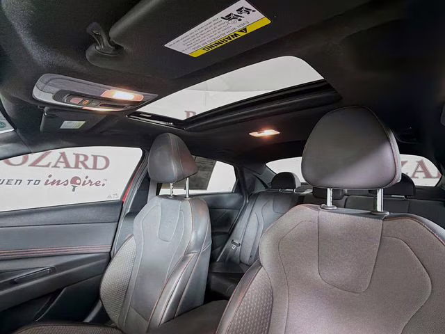 2023 Scarlet Red Hyundai Elantra N Line FWD Sedan