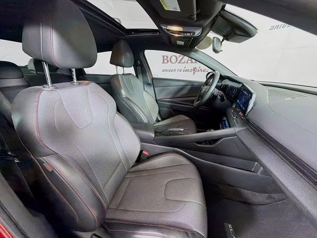 2023 Scarlet Red Hyundai Elantra N Line FWD Sedan