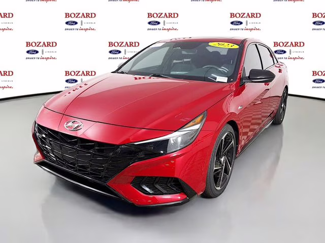 2023 Scarlet Red Hyundai Elantra N Line FWD Sedan