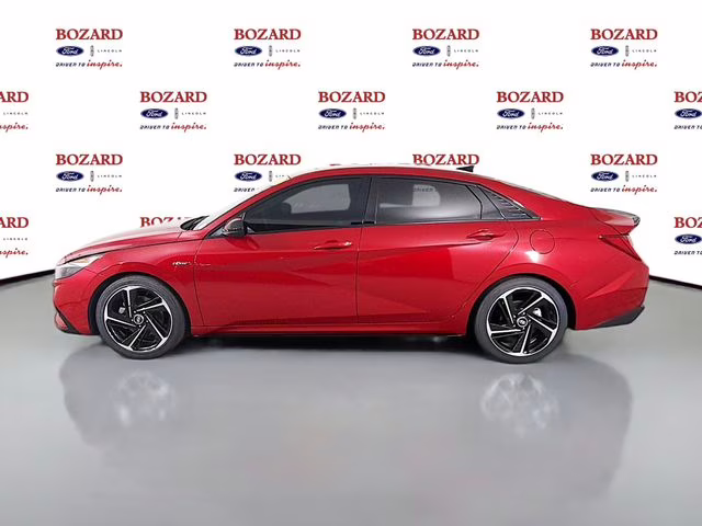 2023 Scarlet Red Hyundai Elantra N Line FWD Sedan