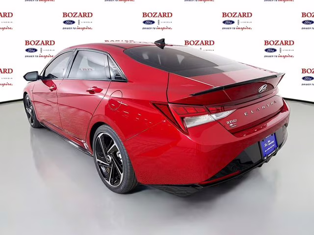 2023 Scarlet Red Hyundai Elantra N Line FWD Sedan