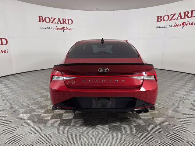 2023 Scarlet Red Hyundai Elantra N Line FWD Sedan
