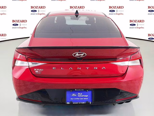 2023 Scarlet Red Hyundai Elantra N Line FWD Sedan