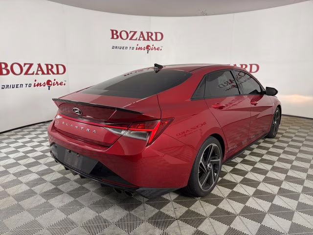2023 Scarlet Red Hyundai Elantra N Line FWD Sedan
