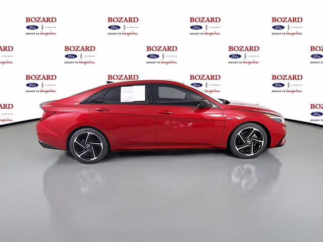 2023 Scarlet Red Hyundai Elantra N Line FWD Sedan