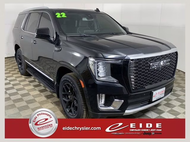 2022 Onyx Black GMC Yukon SLT 4X4 SUV