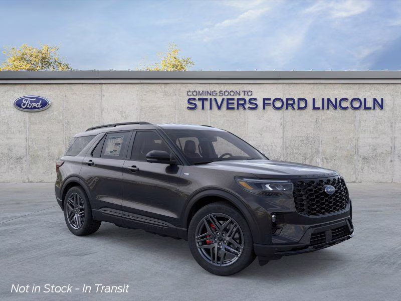 2026 Agate Black Metallic Ford Explorer ST-Line RWD SUV
